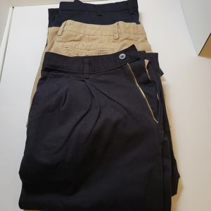Mixed brand & size lot of men's slacks